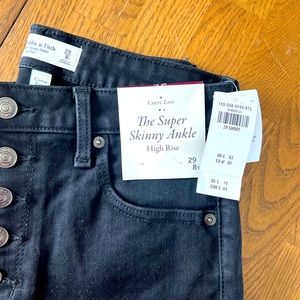 Abercrombie curve love high-rise skinny jeans